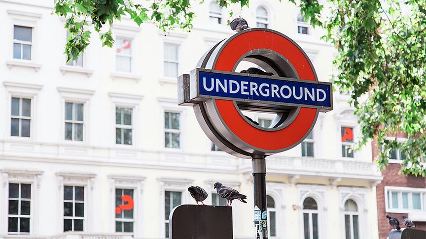 U-Bahn Schild in London