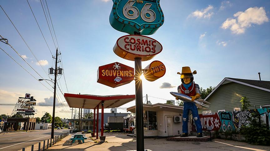 © Foto: Colourbox Der nostalgische Charme sowie das Charisma der Route 66 ziehen seit Jahrzehnten zahlreiche Touristen an.