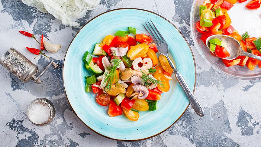 Sardischer Meeresfrüchte-Salat