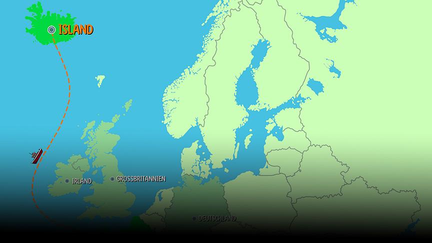 Diese Woche geht es nach Island und Frankreich