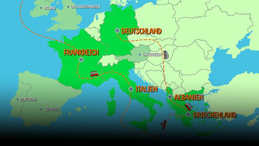 Diese Woche geht es nach Deutschland und Albanien