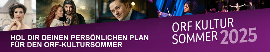 Hol dir deinen persönlichen Planer für den ORF-Kultursommer 2024
