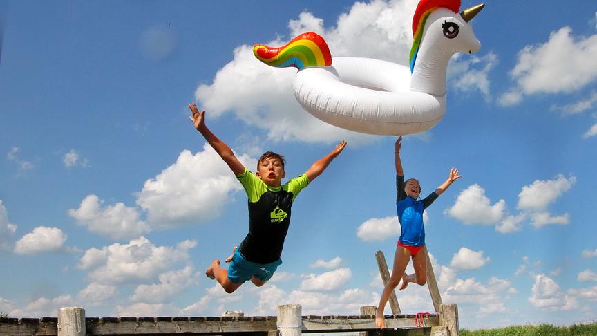 © Josef Polansky Bei herrlichstem Sommerwetter machen sogar Einhörner Luftsprünge. (Josef Polansky)