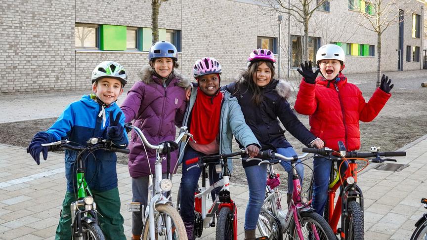 Im Bild: Radfahren – eine Selbstverständlichkeit? Mittlerweile fallen fast 30% der Kinder durch die Prüfung.