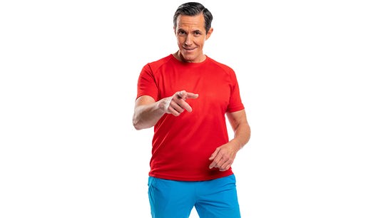 © ORF/Hans Leitner Fitness mit dem „Vorturner der Nation“ Philipp Jelinek.