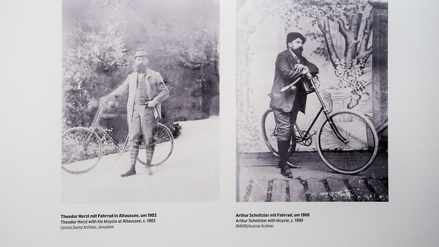 © ORF extra Arthur Schnitzler und Theodor Herzl waren begeisterte Radfahrer.