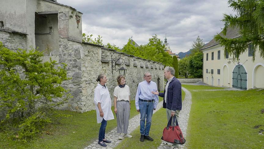Im Bild: Johann-Philipp Spiegelfeld, Wolfgang Boesch, Marianne Boesch-Leibrecht, Bernadette Boesch.