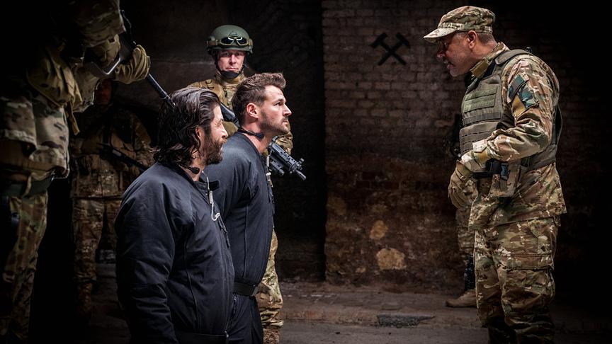 Im Bild: Paul Pizzera (Flo Kienzl), Otto Jaus (Eddi Kovac), Ernest Hausmann (Major Buford T. Berenger).