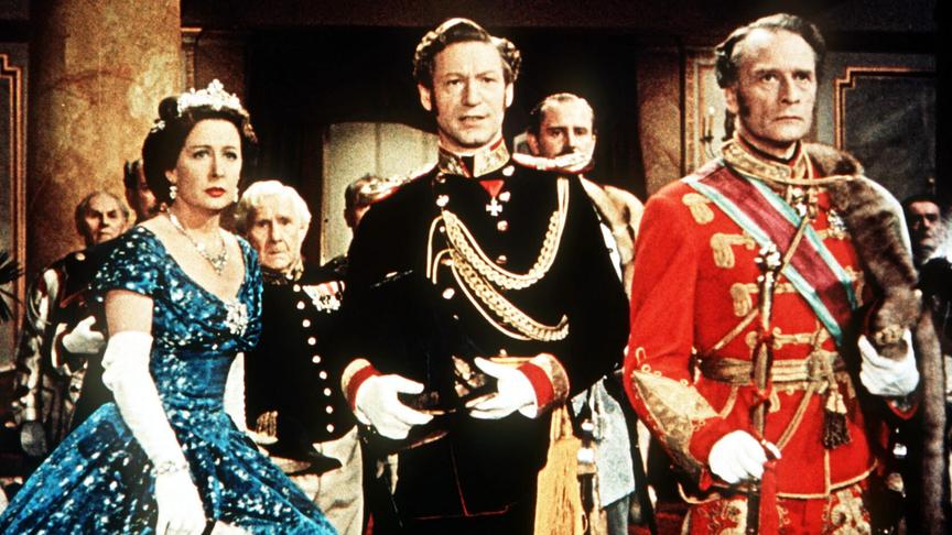 Im Bild: Vilma Degischer (Erzherzogin Sophie), Josef Meinrad (Oberst Böckl).