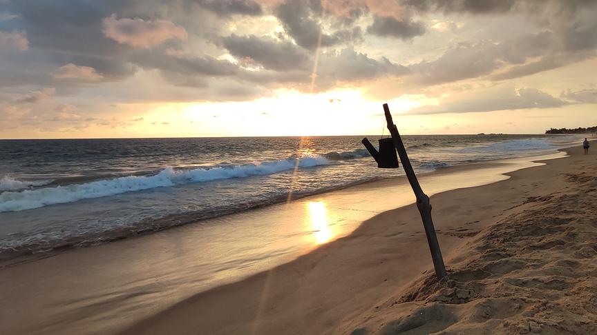 Letzter Abend vom wunderschönen Urlaub auf Sri Lanka. (Manuela Bauer)