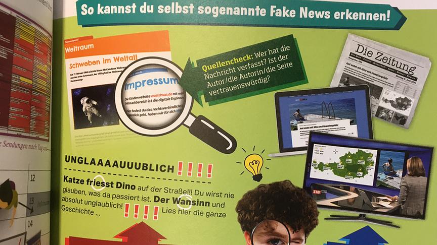 © ORF/ Tessloff Verlag Ausschnitt aus dem Buch.