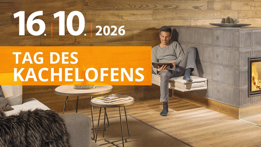 © Werbeplakat für den Tag des Kachelofens am 16. Oktober 2026