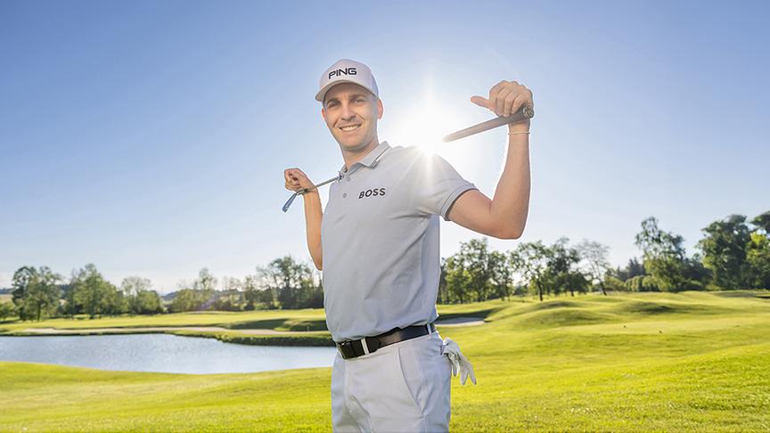 Matthias Schwab, Österreichs Aushängeschild im Golf und Markenbotschafter für das SalzburgerLand. 