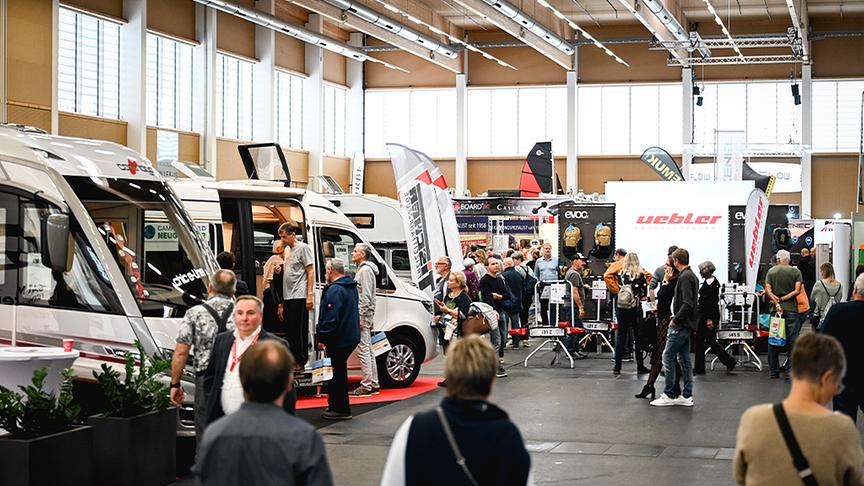© Foto: Messe Wels Blick auf die Caravan Salon Austria