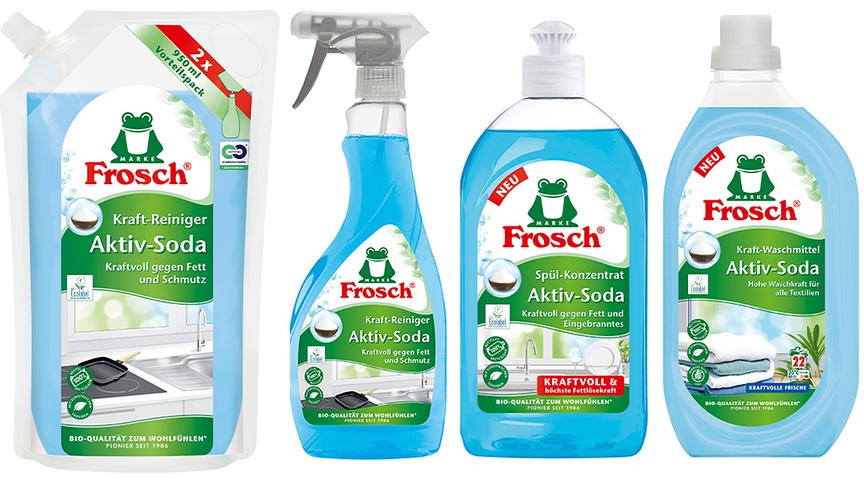 © Foto: Werner und Mertz Produkte von Frosch