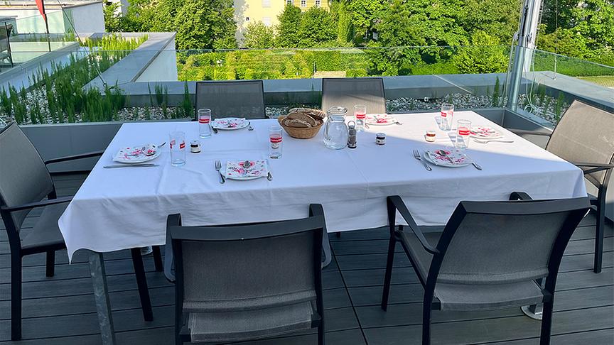 Eindrücke vom "Frühstück in Weiß"