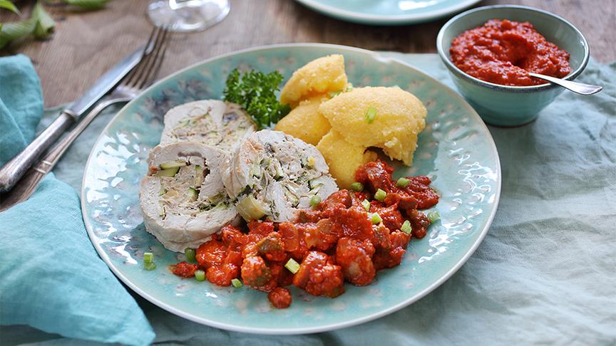 Rezeptidee mit Ajvar