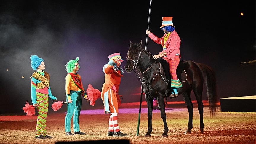 © Foto: mondwind.com Ausschnitt aus der Pferdeshow "Mondwind"