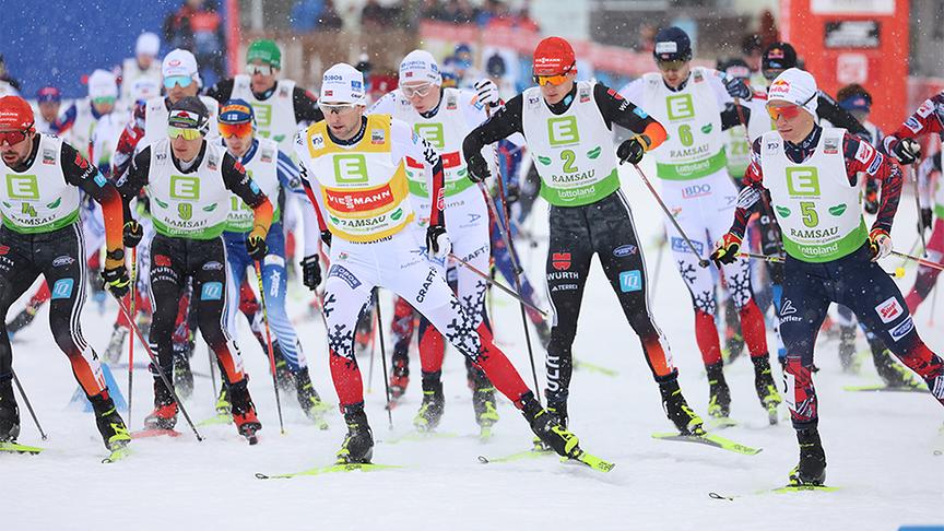 © Foto: Michael Simonlehner Nordische Kombi Ramsau Starterfeld