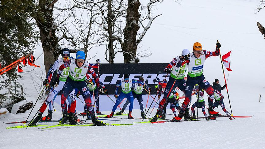 © Foto: Michael Simonlehner Nordische Kombi Ramsau Herrenbewerb