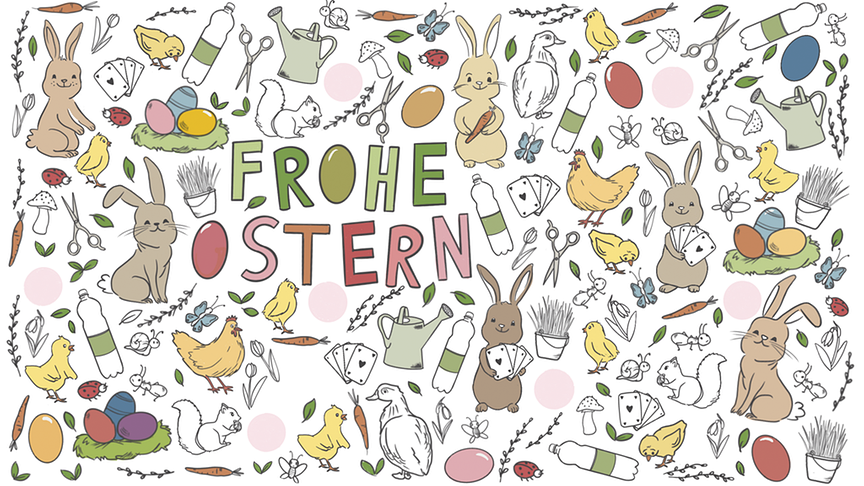 Österliches Wimmelbild