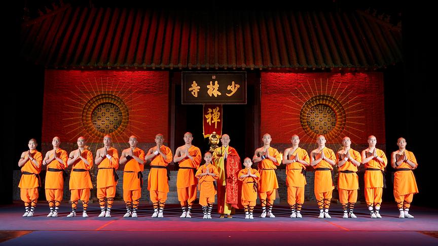 Die Shaolin Mönche auf der Bühne