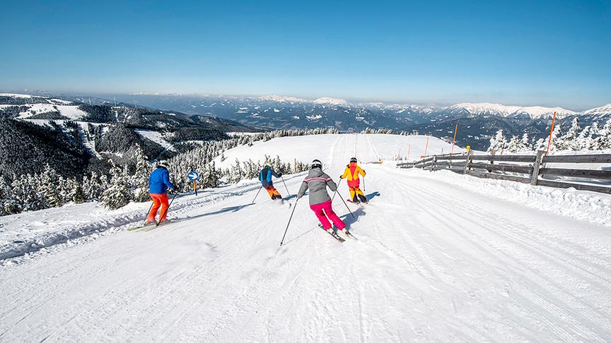 Pisten im Skigebiet Stuhleck