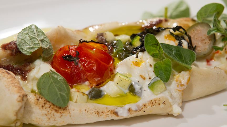 Flade mit Käse