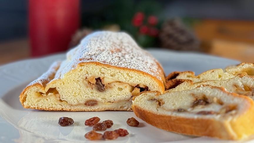 Apfel-Topfenstollen