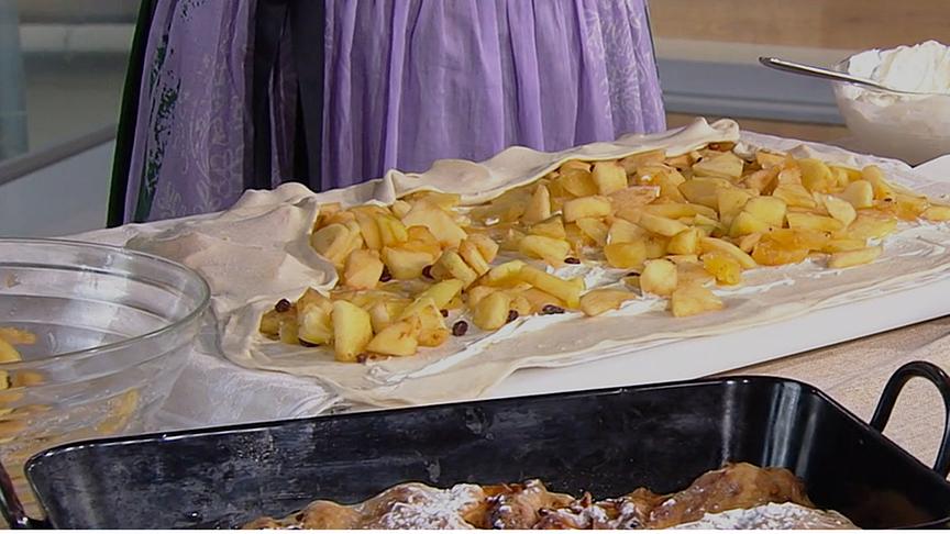 Apfel-Rahm Strudel 