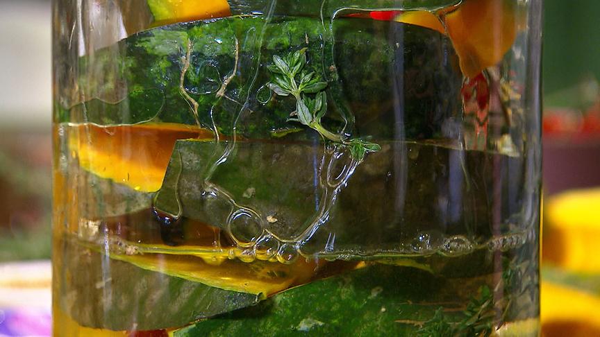 Eingelegter und fermentierter Kürbis