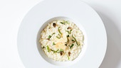 Rollgerstenrisotto mit Gartenkräutern