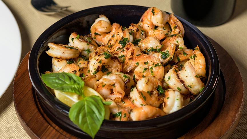 Scampiherz und Orientalischer Couscous mit Pistazien & Cranberrys