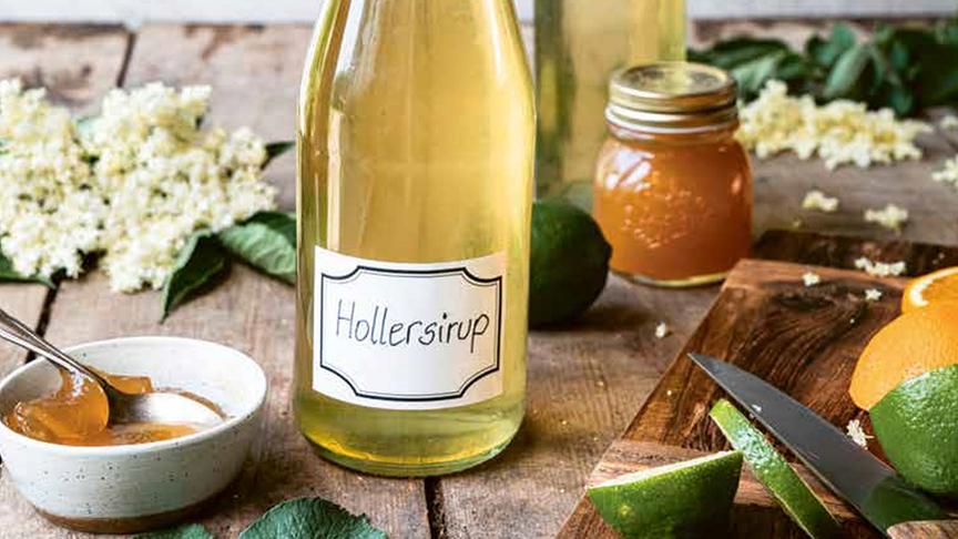 © Styria Verlag Rezept Hollersirup aus "Gutes fürs ganze Jahr: Vorräte aus Obst, Gemüse und Kräutern" von Elisabeth Lust-Sauberer und Renate Wagner-Wittula.