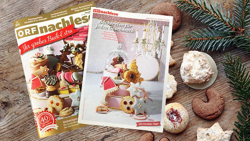 © ORF nachlese/ Colourbox Ausgabe ORF nachlese 2019 mit Keksbeilage.
