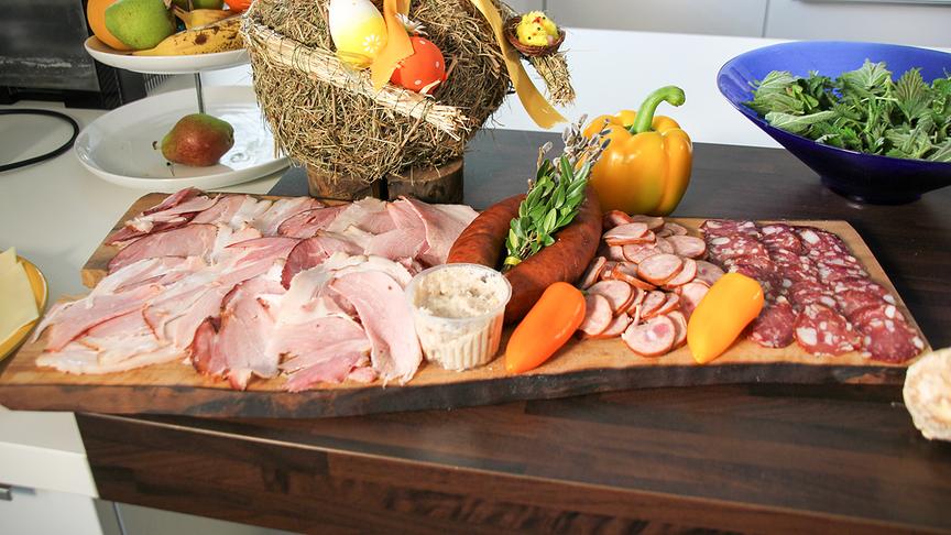 Im Bild: Osterjausen Aufschnitt.