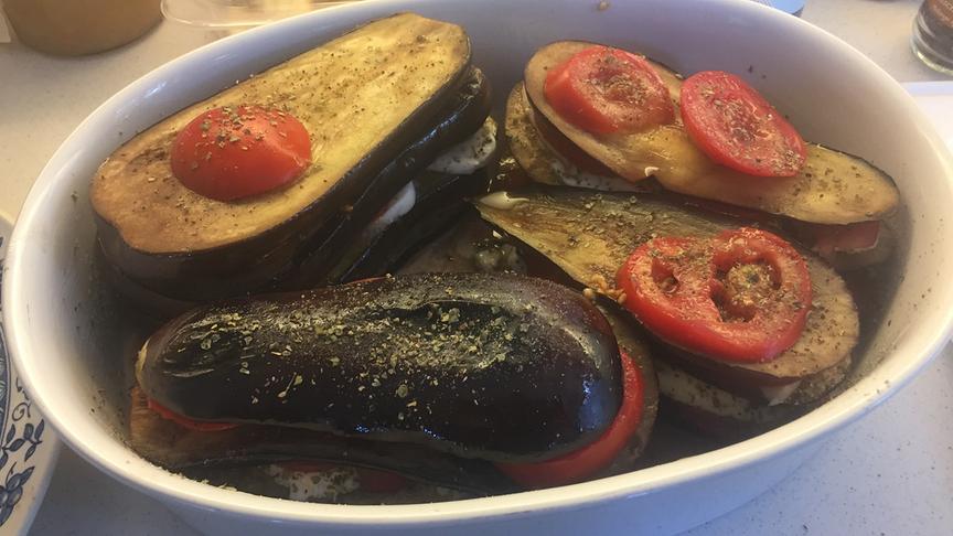 © Monika Martin Überbackene Melanzani