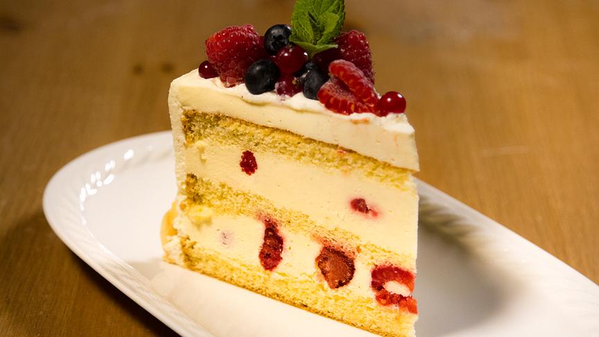 Himbeer-Vanille-Torte