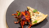 Quiche mit Ziegenfrischkäse