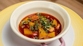 Erdäpfelgulasch à la „My Style“ mit Charapita-Chili