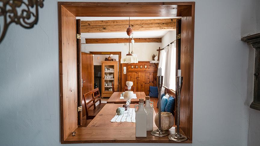 Der Innenbereich des Hofes Maleninsky versprüht bäuerlichen Charme.