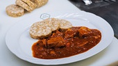 Innviertler Bierfleisch mit bierigen Semmelknödel