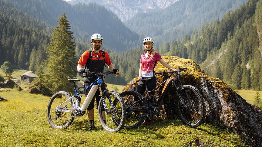 Silvia per Rad unterwegs mit Markus Pekoll