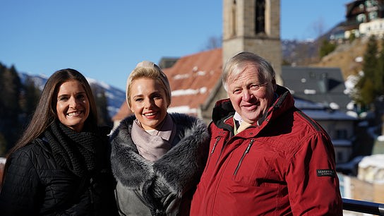 Silvia unterwegs mit Lisa Lofer und Siegfried Moser.