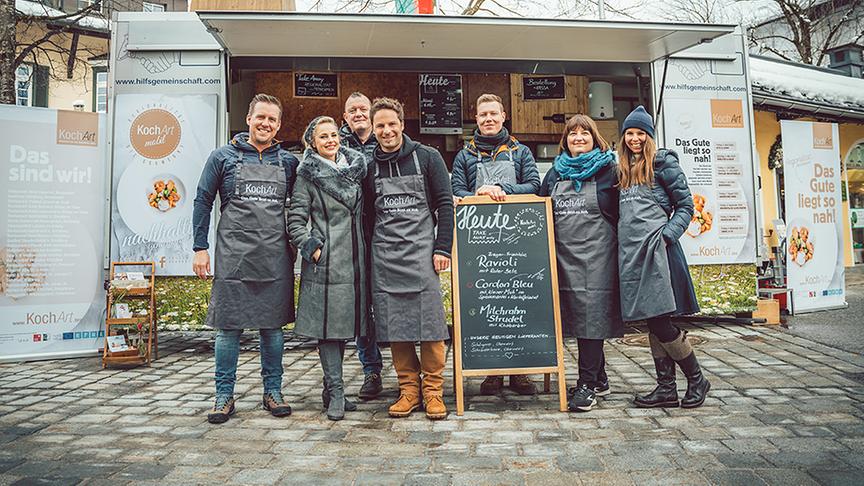 Der Wochenmarkt in St. Johann in Tirol.