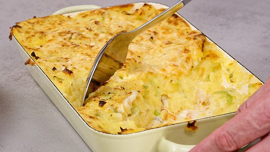 Geräucherter Fisch-Pie