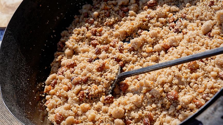 Heidensterz und Schwammerlsuppe