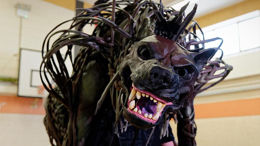 Vorbereitungen für das Púca-Festival rund um Samhain