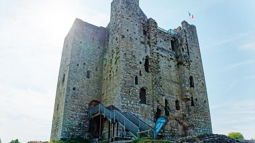 Trim Castle - Irlands größte normannische Burgruine aus dem 12. Jahrhundert