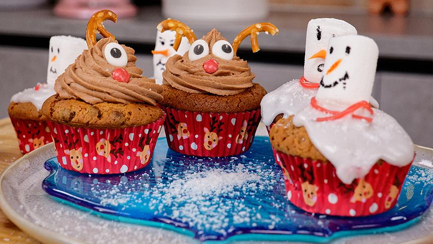 Weihnachts-Muffins